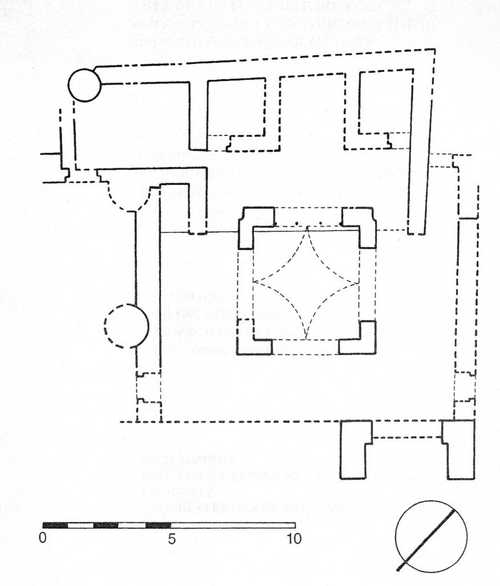 16. Elephantine. Church in the pronaos of the temple of Khnum (Andriolo, Curto 1998, tav. LXXXV)