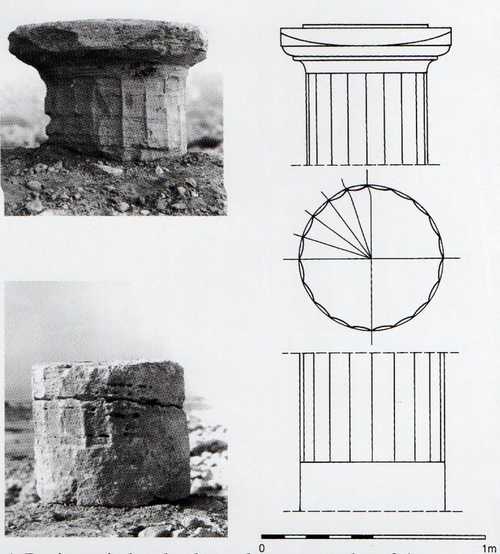 26. Taposiris Magna. Acropolis. Doric capital and column drum (Vörös 2004, p. 78)