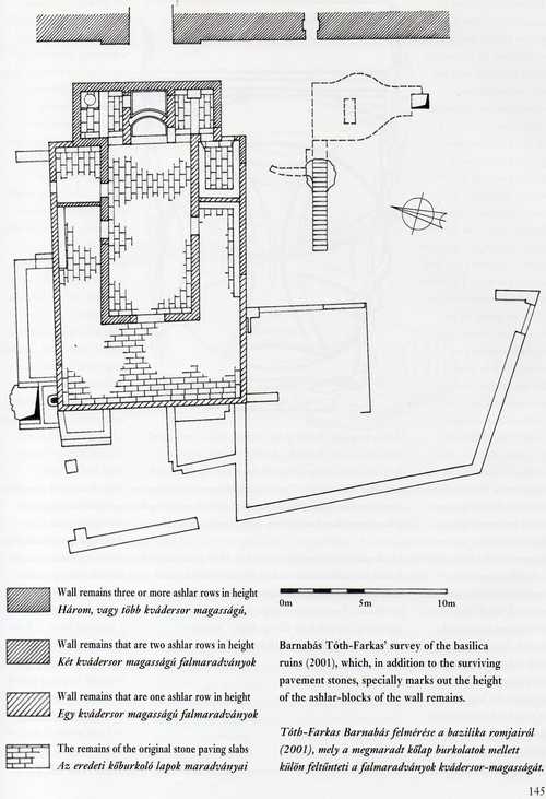11. Taposiris Magna. Acropolis. Barnabás Tὸth-Farkas’ survey of the basilica ruins (2001) (Vörös 2004, p. 145)