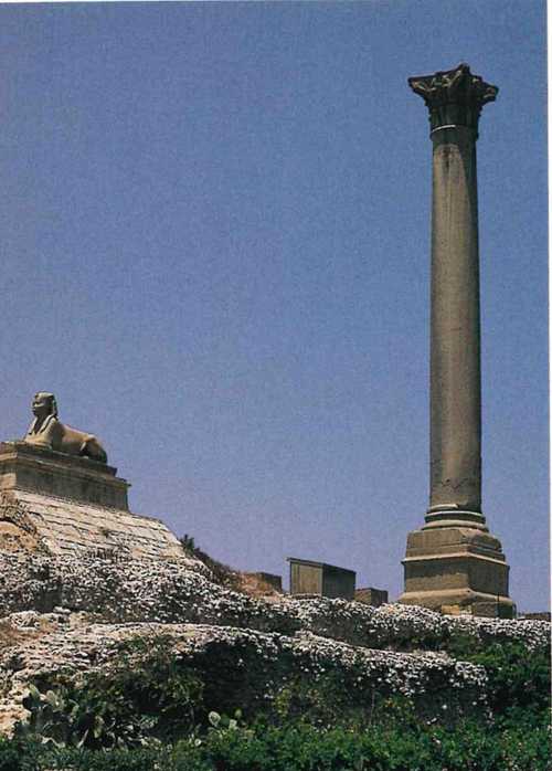 13.  Alexandria. Serapeum. Diocletian’s column (so-called Pompey’s Pillar) (McKenzie 2007)