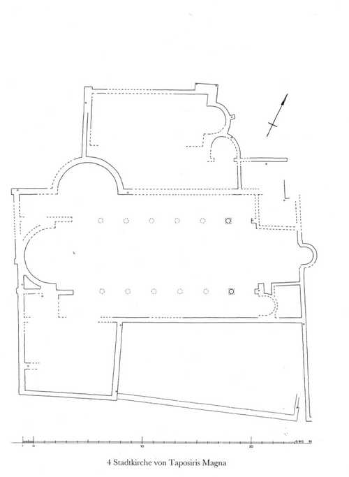 33. Taposiris Magna. South-east area. Basilica, plan after Grossmann (Grossmann 2002, fig. 4)